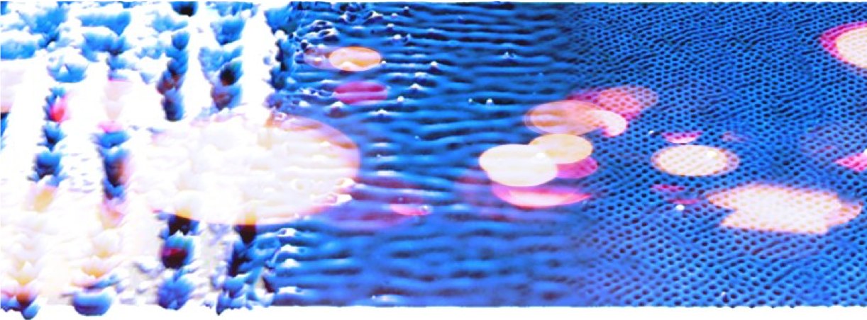 Laser-nanostructured surface riddled with self-organized nanoholes, imaged by electron microscopy